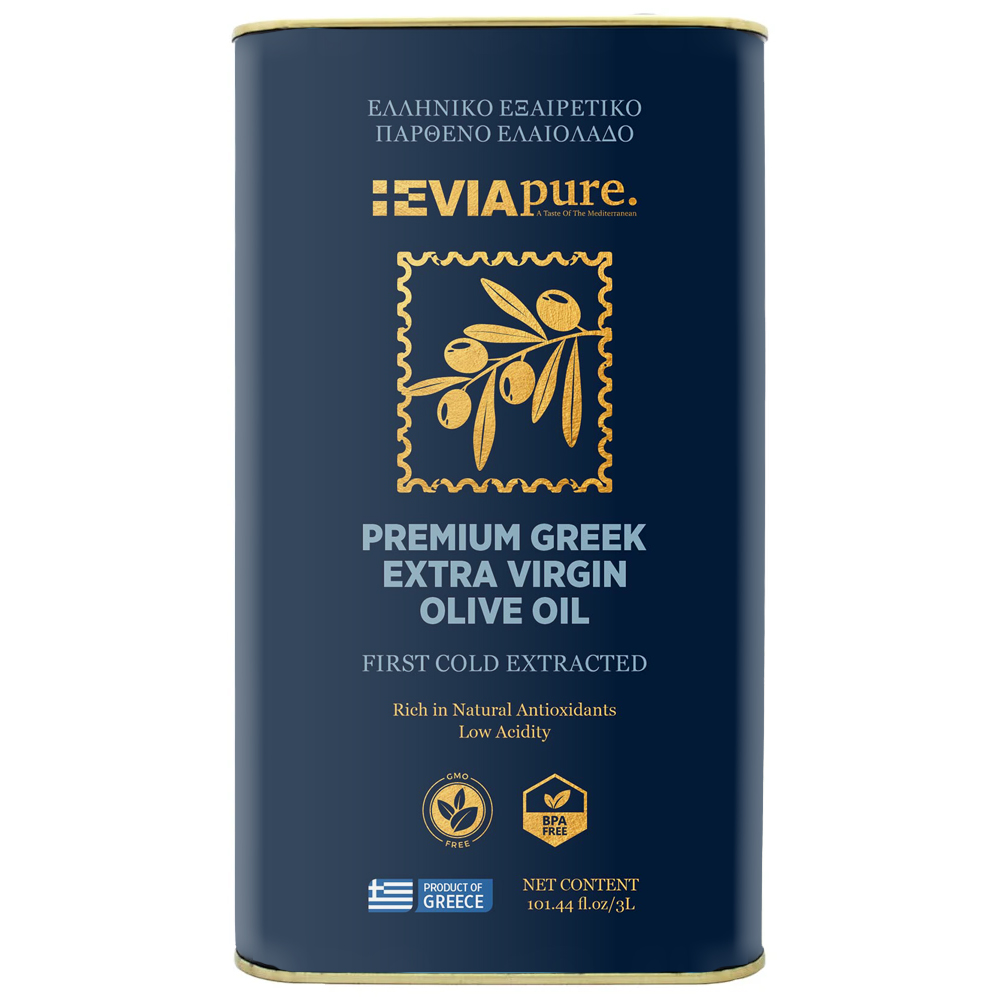 Greek olive oil tin